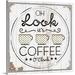Winston Porter 'Coffee Oclock' by Jennifer Pugh Textual Art, Wood | 16 H x 16 W in | Wayfair 519AFDF7977245AA8FDE025E4ABF4333