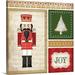 The Holiday Aisle® Nutcracker Christmas 'Christmas Art 'Nutcracker Joy Square' by Jennifer Pugh Graphic Art Print in Green | 16 H x 16 W in | Wayfair