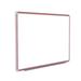 Ghent Magnetic Porcelain Whiteboard w/ DecoAurora Aluminum Frame Porcelain/Metal in Gray | 48 H x 48 W x 1 D in | Wayfair DFMRD44
