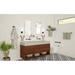 Ginger Kubic Double 24" Wall Mounted Towel Bar Metal in Gray | 2.875 H x 5.25 D in | Wayfair 4622-24/PC