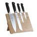 Mercer Cutlery Genesis 5 Piece Knife Set High Carbon Stainless Steel in Black/Gray | 8.5 H x 9.5 W x 0.75 D in | Wayfair M21960