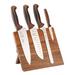 Mercer Cutlery Millennia 5 Piece Knife Set High Carbon Stainless Steel in Brown | 8.5 H x 9.5 W x 0.75 D in | Wayfair M21982BR