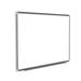 Ghent Magnetic Porcelain Whiteboard w/ DecoAurora Aluminum Frame Porcelain/Metal in Gray | 48 H x 48 W x 1 D in | Wayfair DFMBK44