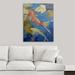 Bay Isle Home™ Wireman Autumn Koi Garden' by Michael Creese Painting Print in Brown | 48 H x 38 W x 1.5 D in | Wayfair