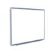 Ghent Magnetic Porcelain Whiteboard w/ DecoAurora Aluminum Frame Porcelain/Metal in Gray | 48 H x 72 W x 1 D in | Wayfair DFMRY46