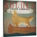 Great Big Canvas 'Golden Dog Canoe Co' by Ryan Fowler Vintage Advertisement | 48 H x 48 W x 1.5 D in | Wayfair 1395570_1_48x48