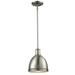 Gracie Oaks Marquise 1-Light Single Bell Pendant in Gray | 9.7 H x 8 W x 8 D in | Wayfair E1C939733A2F4F2DAFA2F72FA78E9984