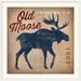 Millwood Pines 'Old Moose Trading Co.Tan' by Ryan Fowler Vintage Advertisement Metal | 32 H x 32 W x 1 D in | Wayfair