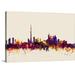 Ebern Designs 'Toronto Canada Skyline' by Francy Graphic Art Print | 8 H x 8 W x 1.5 D in | Wayfair 4F790EF5C89740D4B49C3FD571486A42