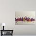 Ebern Designs Seattle, Washington Skyline by Michael Tompsett - Print in White | 24 H x 36 W x 1.5 D in | Wayfair 91C2662F8B5C443CA5126B82DB16C92D
