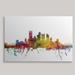 Ebern Designs 'Pittsburgh Pennsylvania Skyline' by Francy Graphic Art Print | 8 H x 18 W x 1.5 D in | Wayfair B48EDECB476B4A0F8846305C284598B3