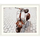 Ebern Designs 'Vespa Scooter' by Francy Graphic Art Print | 20 H x 24 W x 1 D in | Wayfair 0A0D9F8048F04761AC8F5C09088177FF