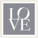 Winston Porter 'Love' by Francy Textual Art Metal in Gray/White | 32 H x 32 W x 1 D in | Wayfair AAA9A9D2B1A743AFA6A679C78998F04F