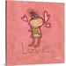 Harriet Bee 'Love' Shavano Painting Print in Green | 8 H x 8 W in | Wayfair 736E9DF122A34BD29F47AF4A91D0C974