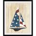 Breakwater Bay 'American Flag Sailboat' Sultana Painting Print Metal | 32 H x 27 W x 1 D in | Wayfair 7B2FA5023FCE4B2EA46F1EA52909CBCB