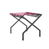 Innit Suba Folding Metal Luggage Rack Plastic/Metal in Black | 20 H x 19 W x 19 D in | Wayfair i11-01-05n