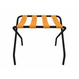 Innit Pamaleta Folding Metal Luggage Rack Plastic/Metal in Orange/Black | 22 H x 18 W x 26 D in | Wayfair i13-01-10v