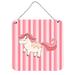 Harriet Bee Little Pony Aluminum Wall Décor Metal in Pink | 8 H x 6 W in | Wayfair HBEE2808 39989462