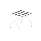 Innit Pamaleta Folding Metal Luggage Rack Plastic/Metal in White | 20 H x 18 W x 18 D in | Wayfair i13-02-06n