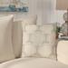 Highland Dunes Courtland Shell Indoor/Outdoor Throw Pillow Polyester/Polyfill blend in White | 22 H x 22 W x 1 D in | Wayfair
