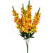 House of Hampton® Artificial Blooming Snapdragon & Greenery Bush Polyester in Red/Orange | 29 H x 3 W x 3 D in | Wayfair HOHM8129 43472406