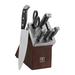 Henckels Statement 7-piece Self-Sharpening Block Set Stainless Steel in Black/Brown/Gray | 11.5 H x 15 W x 5 D in | Wayfair 13553-007