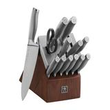 Henckels Modernist 14-piece Self-Sharpening Block Set Stainless Steel in Brown/Gray | 11.5 H x 5 D in | Wayfair 17503-014