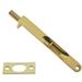 idh by St. Simons Solid Brass Flush Bolt w/ Round End in Yellow | 2 H x 6 W x 0.75 D in | Wayfair 11011-003