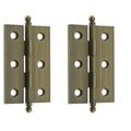 idh by St. Simons Solid Brass Cabinet Hinge in Yellow | 2.5 H x 1.7 W in | Wayfair 82517-005