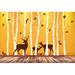 Innovative Stencils Birch Tree Animal Forest Vinyl Wall Decal Vinyl in Brown | 108 H x 132 W in | Wayfair 1362 108 White/Brown