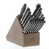 ZWILLING J.A. Henckels Zwilling Pro 20-piece Knife Block Set High Carbon Stainless Steel in Black/Brown/Gray | Wayfair 38449-020