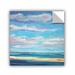 ArtWall Tidal Surge' Removable Wall Decal Canvas/Fabric in Blue | 14 H x 14 W in | Wayfair 5ard003a1414p