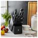ZWILLING J.A. Henckels Zwilling Pro 7-piece Knife Block Set - Bamboo High Carbon Stainless Steel in Black | Wayfair 38446-905