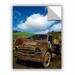 ArtWall Old Truck by Kathy Yates Photographic Print Removable Wall decal in Blue/Brown | 18 H x 14 W in | Wayfair 0yat043a1418p