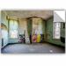 Ebern Designs Michael Beach Abandoned Lunatic Asylum 4 Removable Wall Decal Vinyl in Gray/Green | 12 H x 18 W in | Wayfair