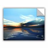 ArtWall Quiet Reflections by Ken Kirsh Removable Wall Decal Canvas/Fabric in White | 36 H x 48 W in | Wayfair 0kir009a3648p