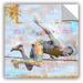 ArtWall Jump' by Greg Simanson Graphic Art Removable Wall Decal in Brown/Yellow | 24 H x 24 W in | Wayfair 0sim020a2424p