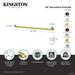 Kingston Brass Restoration Grab Bar Metal in Gray | 36" W | Wayfair DR314368