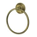 Kingston Brass Milano Wall Mounted Towel Ring Metal in Yellow | 7.75 H x 6.5 W in | Wayfair BA2714AB