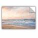 ArtWall Heavy Seas at Sunset' by Ramona Murdock Removable Wall Decal in Blue/Brown/Orange | 12 H x 18 W in | Wayfair 0rmu160a1218p