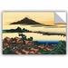 ArtWall Dawn At Isawa in The Kai Province by Katsushika Hokusai Removable Wall Decal Canvas/Fabric in White | 24 H x 36 W in | Wayfair