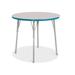 Jonti-Craft Berries® Circular Activity Table Laminate/Metal in White | 31 H in | Wayfair 6488JCA005