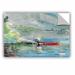 ArtWall Winslow Homer The Red Canoe, 1884 Removable Wall Decal Vinyl in Blue/Green | 16 H x 24 W in | Wayfair 1hom004a1624p