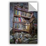 Ebern Designs Michael Beach Abandoned Books Removable Wall Decal Vinyl in Brown | 16 H x 24 W in | Wayfair A9ADADEDB8BE4CE998E34643308514FA