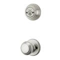 Kwikset Cove Double Cylinder Interior Knob Set (Exterior Portion Sold Separately) in Gray | 5.748 H x 3.7008 W x 3.4646 D in | Wayfair 967CV15SMT