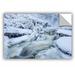 Ebern Designs Michael Beach Ice Rive Removable Wall Decal Vinyl in Gray/White | 8 H x 12 W in | Wayfair 5E63E7543AD04AE6B70B95FBB08F6F9F