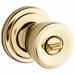 Kwikset Abbey Privacy Door Knob in Yellow | 2.63 H x 2.63 W in | Wayfair 730A 3