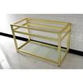 Kingston Brass Kingston Commercial 49" Single Bathroom Vanity Base Only Metal in Yellow | 30 H x 49 W x 22 D in | Wayfair VSP4922B7