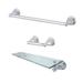 Kingston Brass Heritage 3 Piece Bathroom Hardware Set Metal in Gray | Wayfair BAK175289C