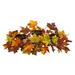 Loon Peak® Maple Leaf Candelabrum Silk/Polyester/Faux Silk/Plastic | 7 H x 22 W x 14 D in | Wayfair LOPK7877 43862377